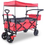 Varan motors - fw005 chariot à main avec toit, freiné et pliable, 122x55x109cm, max. 90kg chariot de ... Varan motors - fw005 chariot à main avec toit, freiné et pliable, 122x55x109cm, max. 90kg chariot de ...