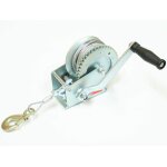 Varan motors - h1200 treuil manuel  manivelle 544 / 1088kg pour remorque, quad, bateau avec cable de ...