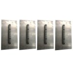 Varan motors - lame - s80 4 pales de finition pour truelle m�canique (265x150mm), lames lisseuse m�canique ...