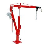 Varan motors - neptc - 02 - 2 grue de levage / chvre 450kg pour remorque, pick - up, hayon avec treuil ...