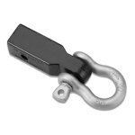 Varan motors - pn048 anneau de remorquage 3 / 4'' - 4. 7tonne avec fixation carre pour quad , 4x4 ou ...