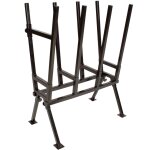 Varan motors - sawhorse chevalet de sciage, porte bche en mtal rglable 103 x 50 x 76cm, max 400kg