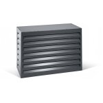 Varan motors - shwacc001 - bl cache climatisation en acier galvanis� anthracite 90x40x60cm � cache groupe ...