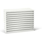 Varan motors - shwacc003 - wh cache climatisation en acier galvanis� blanc 110x55x80cm � cache groupe ...