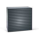 Varan motors - shwacc004 - bl cache climatisation en acier galvanis� anthracite 120x65x110cm � cache ...