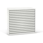 Varan motors - shwacc004 - wh cache climatisation en acier galvanis� blanc 120x65x110cm � cache groupe ...