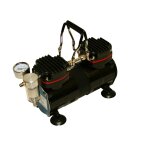 Varan motors - tc - 99 pompe  vide / pompe  aspiration bi - cylindre 1 / 3hp avec manomtre