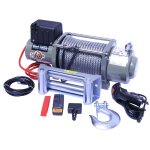 Varan motors - var - sc16800 treuil lectrique 12v 7620kg 4200w, treuil  cble longueur 28m 12. 0mm ...