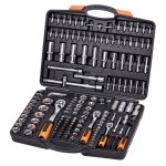 Varan motors - vt13019 coffret clés à cliquets 171 pièces 1 / 2'', 3 / 8'', 1 / 4'', jeu de douilles Varan motors - vt13019 coffret clés à cliquets 171 pièces 1 / 2'', 3 / 8'', 1 / 4'', jeu de douilles