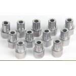 Varan motors - vt13769c kit 12 douilles pour verrou de roues vag audi vw, antivol goujons de roues