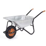 Varan motors - wb5009 brouette renforce brouette de chantier ou jardin, 100 litres max 200kg