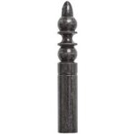 1 jeu de cache - fiche style diamètre 13mm finition acier patiné noirci - lapeyre 1 jeu de cache - fiche style diamètre 13mm finition acier patiné noirci - lapeyre