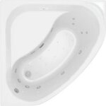 Allibert - baignoire balnéo belinda premium toplax blanc l. 140 x l. 140 Allibert - baignoire balnéo belinda premium toplax blanc l. 140 x l. 140