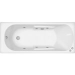 Allibert - baignoire balno billie bioplax blanc l. 170 x l. 70