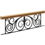 Appui fer florence main courante fer h. 32 x l. 110 pour tableau l. 85  100 - lapeyre