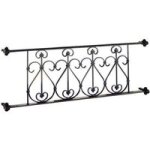 Appui fer malesherbes main courante blanc h. 40 x l. 110 pour tableau l. 85 � 100 - lapeyre