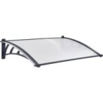 Auvent alain gris anthracite ral 7016 l. 136, 5 x p. 85, 5 x h. 30 - lapeyre Auvent alain gris anthracite ral 7016 l. 136, 5 x p. 85, 5 x h. 30 - lapeyre