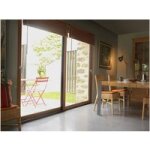 Baie coulissante ch�ne - sur mesure - lapeyre