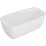 Baignoire brunehilde acryl blanc mat lot l. 170 x l. 78 - lapeyre