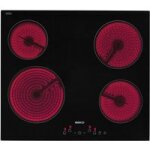 Beko - table vitroc�ramique noir 4 foyers beko hic64502t