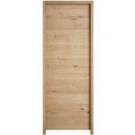 Bloc - porte naiade 2 ch�ne plaqu� huisserie 90x50 h. 204xl. 73 gauche - lapeyre