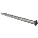 Boite de 100 vis 5 x 70 gris pour lames de terrasse en bois composite - lapeyre