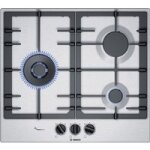 Bosch - table gaz mail inox 3 foyers bosch pcc6a5b90