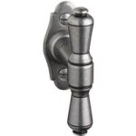 Bouton crémone lucerne patiné cementé pour fenêtre - lapeyre Bouton crémone lucerne patiné cementé pour fenêtre - lapeyre