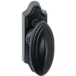 Bouton crémone rustique noir sans clé - lapeyre Bouton crémone rustique noir sans clé - lapeyre