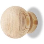Bouton pin brut krista pour portes placard - lapeyre