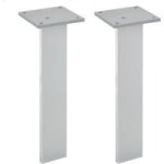 Burgbad - 2 pieds irresistible aluminium h. 23. 5 cm Burgbad - 2 pieds irresistible aluminium h. 23. 5 cm