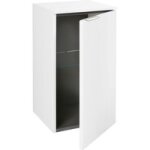 Burgbad - demi colonne irresistible avec poigne blanc l. 35 ouverture  gauche