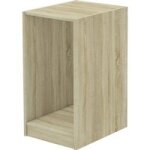 Caisson droit aménagement espace chêne gris h. 75 x l. 40 x p. 50 - lapeyre Caisson droit aménagement espace chêne gris h. 75 x l. 40 x p. 50 - lapeyre