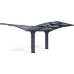 Carport mural arizona aluminium gris anthracite ral 7016 h. 274x p. 495x l. 578 ldd - lapeyre Carport mural arizona aluminium gris anthracite ral 7016 h. 274x p. 495x l. 578 ldd - lapeyre