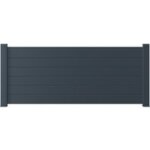Gardengate - clture valeda lames fines 100 mm sur mesure