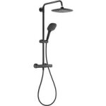 Colonne de douche mat noir - lapeyre Colonne de douche mat noir - lapeyre