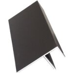 Cornire de finition aluminium pour lame classik brun l. 7. 7 x l. 200 - lapeyre