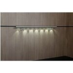 Dieda - main courante lumiseuse en inox l120 x d. 40 avec supports