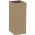 El�ment bas phoenix pour poign�e blanc - blanc 1 porte l30 h75 p46 ouv � droite - lapeyre