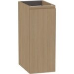 El�ment bas phoenix prise de main blanc - blanc 1 porte l30 h75 p46 ouv � droite - lapeyre