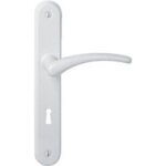 Ensemble poigne eva aluminium blanc  cl - lapeyre