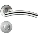 Ensemble poigne roma chrom mat  rosace  cl - lapeyre