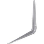 Equerre de fixation acier blanche - lapeyre