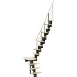 Escalier bali 2, quart tournant palier 13 marches hêtre lca a / rpe hmax, 298 cm - lapeyre Escalier bali 2, quart tournant palier 13 marches hêtre lca a / rpe hmax, 298 cm - lapeyre