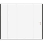 Eveno - pg coulissante anselme portillon g serrure ctp blanc 9016l h. 200 x l. 240
