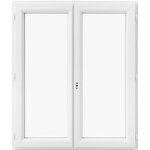 Fentre 2 vantaux pria pvc blanc h. 62 x l. 97 pour tableau h. 60 x l. 90 - lapeyre