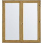 Fentre 2 vantaux mitra pin  finir - h. 78. 5 x l. 87. 2 p / tableau h. 75 x l. 80 - lapeyre