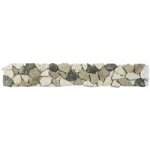 Frise ontario galets sur trame 5x30 aspect naturel - lapeyre Frise ontario galets sur trame 5x30 aspect naturel - lapeyre