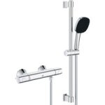 Grohe - mitigeur douche thermostatique precision trend chr + kit de douche vitalio comfort Grohe - mitigeur douche thermostatique precision trend chr + kit de douche vitalio comfort