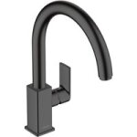 Hansgrohe - mitigeur �vier vernis shape bec haut noir mat